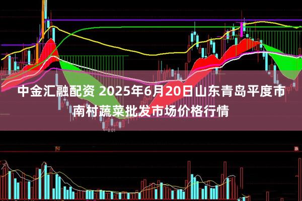 中金汇融配资 2025年6月20日山东青岛平度市南村蔬菜批发市场价格行情