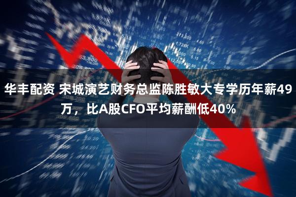 华丰配资 宋城演艺财务总监陈胜敏大专学历年薪49万，比A股CFO平均薪酬低40%